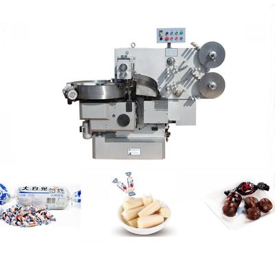 China 3Ph 380V Chocolate Bar Wrapping Machine , Double Twist Pillow Packing Machine supplier