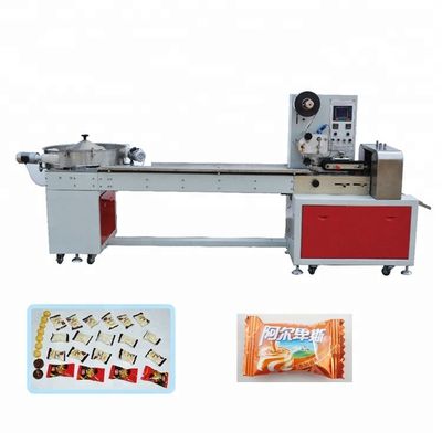 China 304 Stainless Steel Candy Packing Machine With Gas Filling / Date Printer Pillow Seal Type supplier