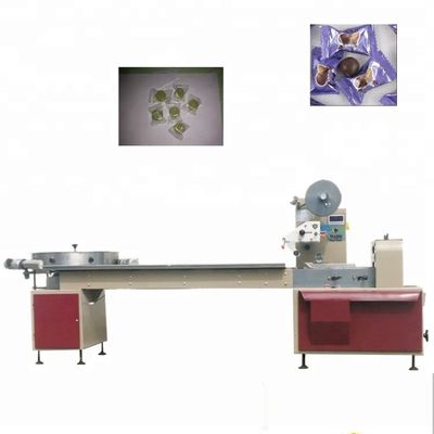 China Full Automatic Pillow Bag Packing Machine Used For Packing Chewing Gum / Chocolate Candy supplier