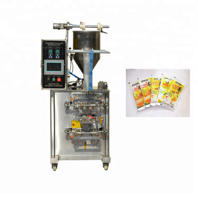 China Computer Control Sauce Paste Bottle Filling Machine With Piston Pump 30-80 sachets/min supplier