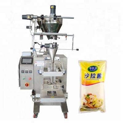 China Automatic Piston Pump Sauce Packing Machine With SCM Control System 220V 50 / 60Hz supplier