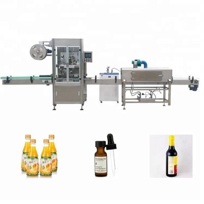 China Sleeve Shrinking Bottle Labeling Machine With Touch Screen Operate Control supplier