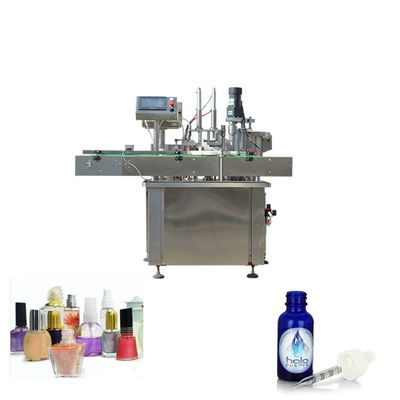 China Two Heads Automatic Pouch Packing Machine For Plastic Bottles 15-40 bottles/min 220V supplier