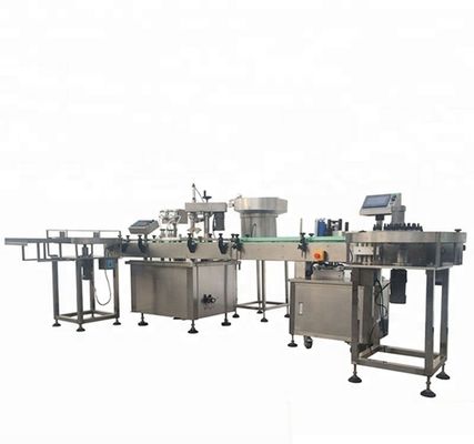 China High Capacity Automatic Bottle Filling And Capping Machine With 4 Filing Nozzles supplier