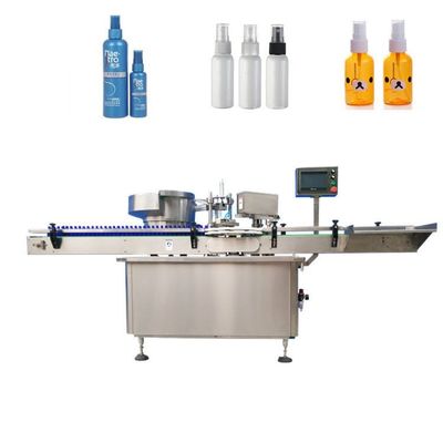 China 30ml / 50ml Automatic Liquid Filling Machine For Liquid Filling And Vertical Labeling supplier