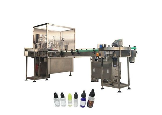 China 3kw Automatic Electronic Liquid Filling Machine For Amber Dropper Bottle 10ml / 30ml supplier