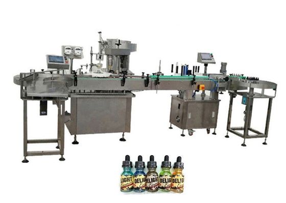 China Two Heads Fully Automatic Bottle Filling Machines For 30ml Amber Bottles supplier