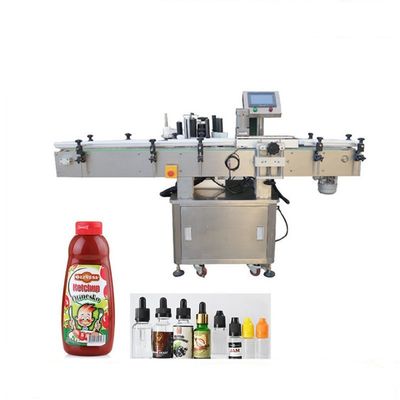 China Round Products Packaging And Labeling Machine , PLC Control Adhesive Labeling Machine supplier