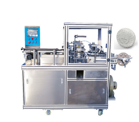 China Touch Screen Packaging Automation Equipment For Round Soap / Toliet Bowl Solid Detergent supplier