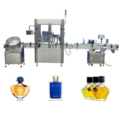 China Pump Head Vial Filling Machine / 20ml - 200ml Perfume Bottling Machine supplier
