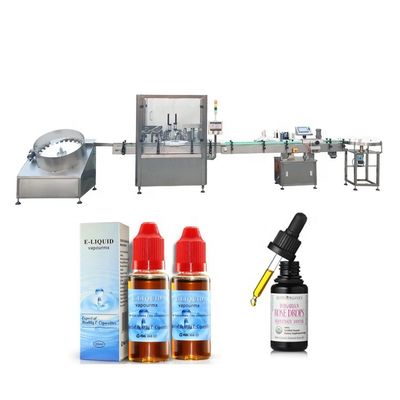 China Touch Screen E liquid Filling Machine / Two Heads Glass Bottle Filling Machine supplier