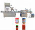 Color Touch Screen Bottle Capping Machine For Capping Semi - Liquid Products supplier